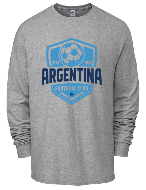 Argentia Football Club Soccer Men's Long-Sleeve T-Shirt | Swagsta
