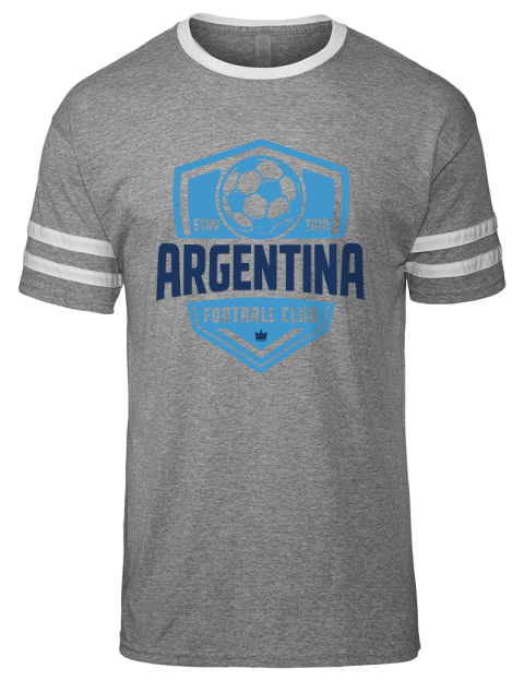 Argentia Football Club Soccer Men's Tri-Blend T-Shirt | Swagsta