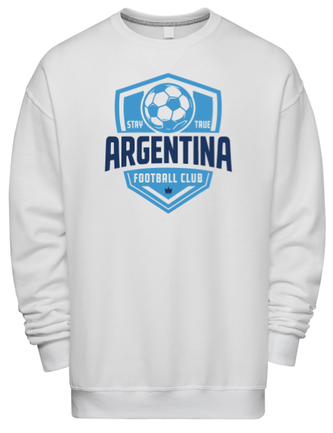 Argentia Football Club Soccer Premium Unisex Crewneck Sweatshirt | Swagsta