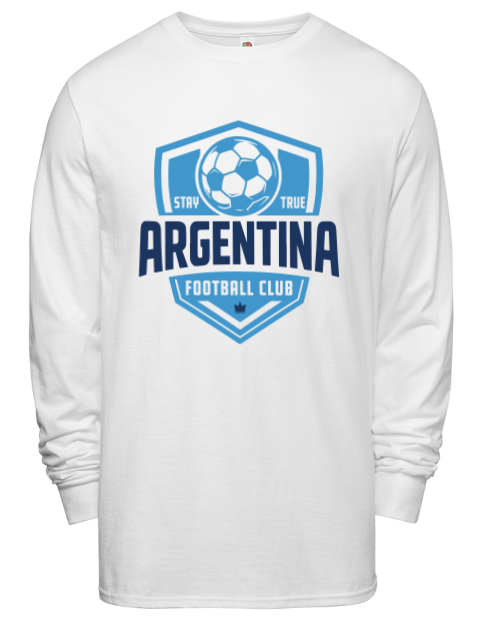 Argentia Football Club Soccer Men's Long-Sleeve T-Shirt | Swagsta
