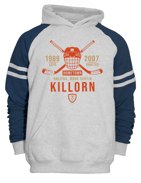 Heritage Alex Killorn Unisex Varsity Color-Block Hooded Sweatshirt | Swagsta