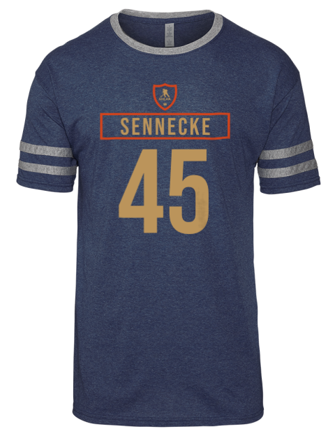 Away Jersey Beckett Sennecke Men's Tri-Blend T-Shirt | Swagsta
