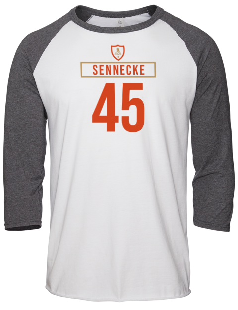 Home Jersey Beckett Sennecke Unisex Premium Three-Quarter Raglan T-Shirt | Swagsta