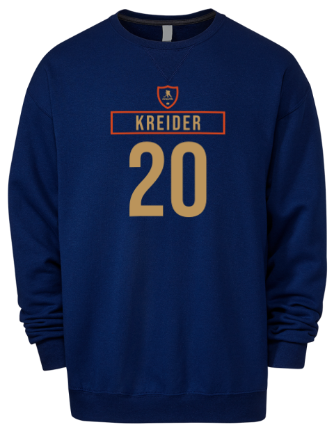 Away Jersey Chris Kreider Premium Unisex Crewneck Sweatshirt | Swagsta