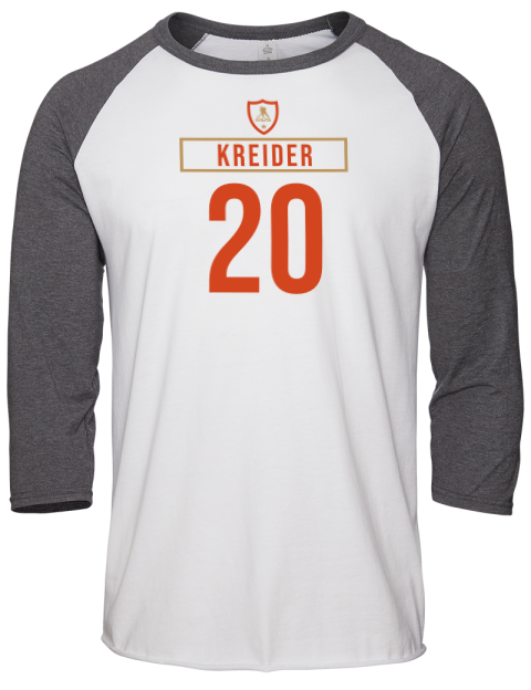 Home Jersey Chris Kreider Unisex Premium Three-Quarter Raglan T-Shirt | Swagsta