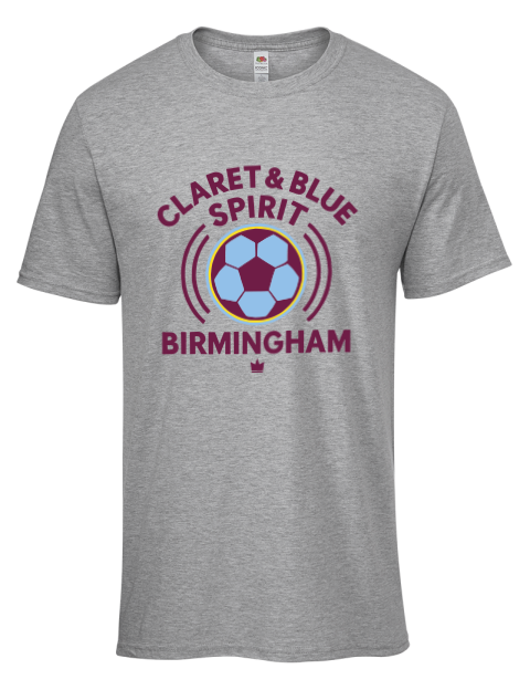 Claret & Blue Soccer Men's Premium T-Shirt | Swagsta