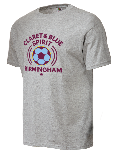 Claret & Blue Soccer Unisex T-Shirt | Swagsta