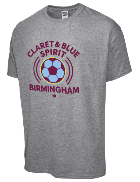 Claret & Blue Soccer Dri-Power Unisex T-Shirt | Swagsta