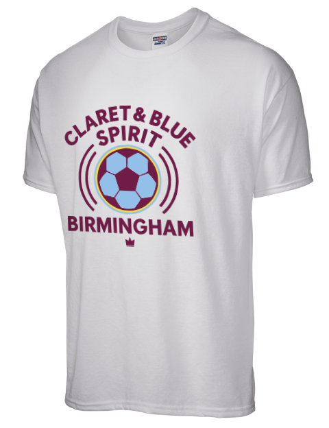 Claret & Blue Soccer Dri-Power Unisex T-Shirt | Swagsta