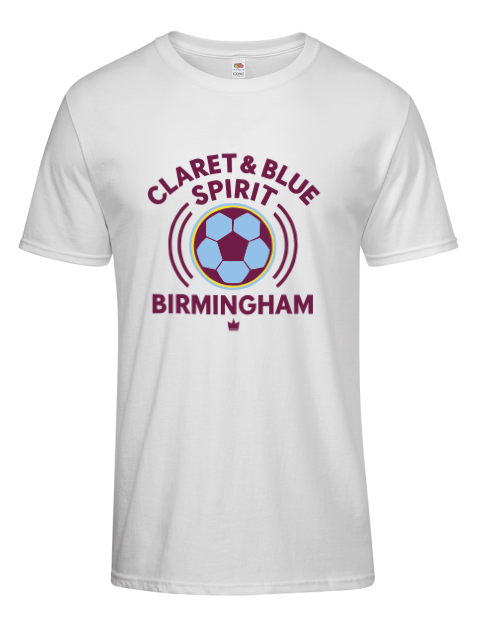 Claret & Blue Soccer Men's Premium T-Shirt | Swagsta