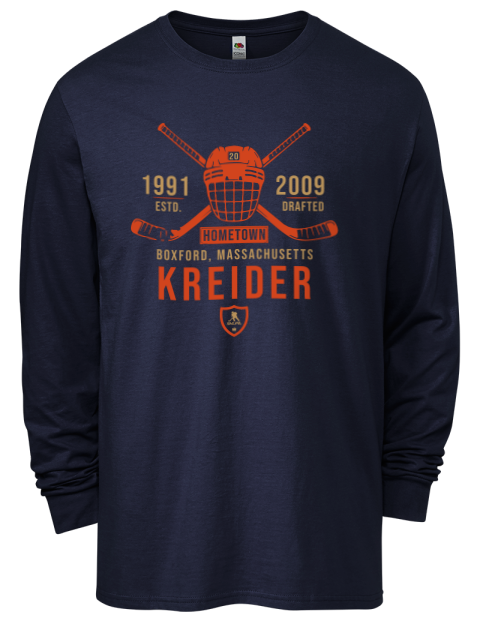 Heritage Chris Kreider Men's Long-Sleeve T-Shirt | Swagsta