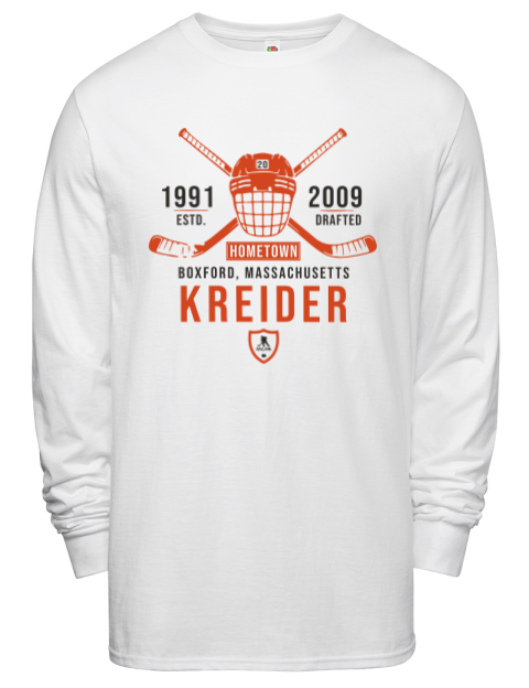 Classic Heritage Chris Kreider Men's Long-Sleeve T-Shirt | Swagsta