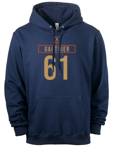 Away Jersey Cutter Gauthier Eco Premium Unisex Hooded Sweatshirt | Swagsta