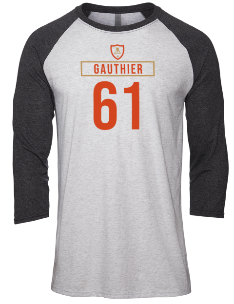 Home Jersey Cutter Gauthier Unisex Premium Three-Quarter Raglan T-Shirt | Swagsta