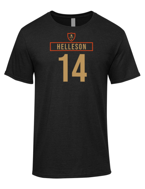 Away Jersey Drew Helleson Premium Ring-Spun Cotton Unisex T-Shirt | Swagsta