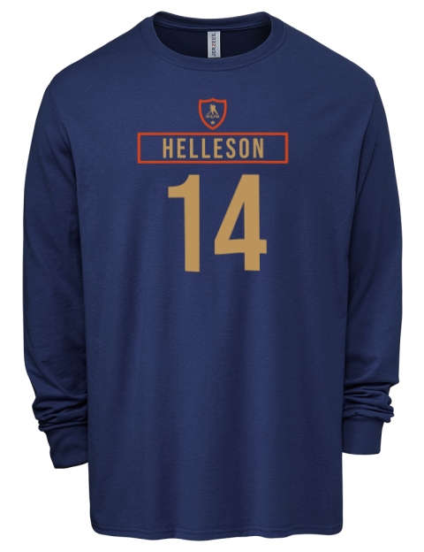 Away Jersey Drew Helleson Men's Premium Blend Long Sleeve-T-Shirt | Swagsta
