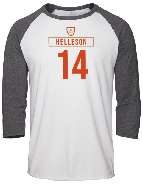 Home Jersey Drew Helleson Unisex Premium Three-Quarter Raglan T-Shirt | Swagsta