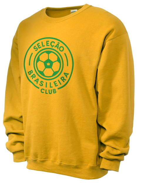 Brazil Football Soccer Unisex Crewneck Sweatshirt | Swagsta