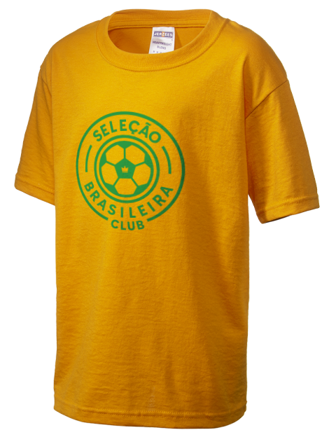 Brazil Football Soccer Youth T-Shirt | Swagsta