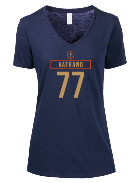Away Jersey Frankie Vatrano Premium Ladies V-Neck T-Shirt | Swagsta