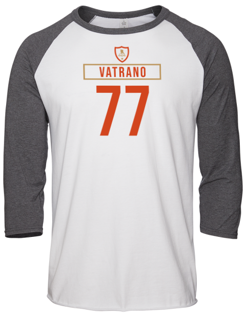 Home Jersey Frankie Vatrano Unisex Premium Three-Quarter Raglan T-Shirt | Swagsta