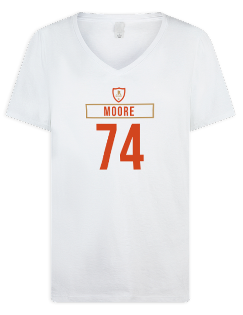 Home Jersey Ian Moore Premium Ladies V-Neck T-Shirt | Swagsta