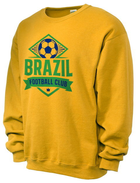 Brazil Football Club Soccer Unisex Crewneck Sweatshirt | Swagsta