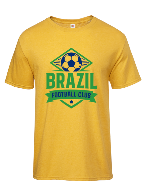 Brazil Football Club Soccer Iconic Men's T-Shirt | Swagsta