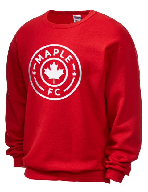 Maple Football Club Soccer Unisex Crewneck Sweatshirt | Swagsta