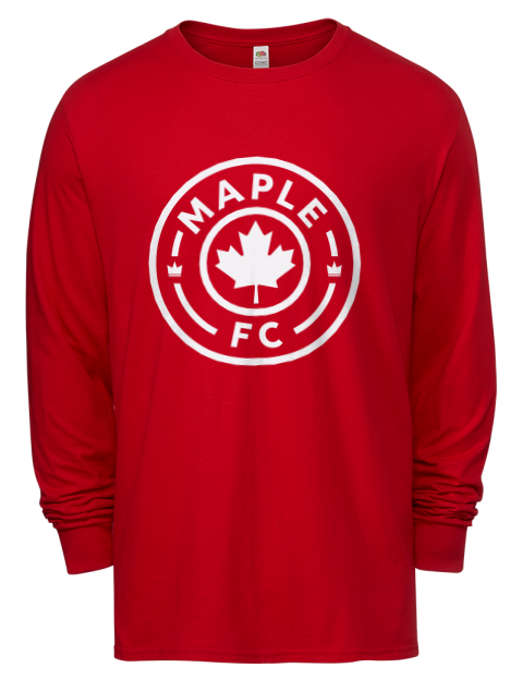 Maple Football Club Soccer Men's Long-Sleeve T-Shirt | Swagsta