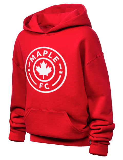 Maple Football Club Soccer Youth Hooded Sweatshirt | Swagsta