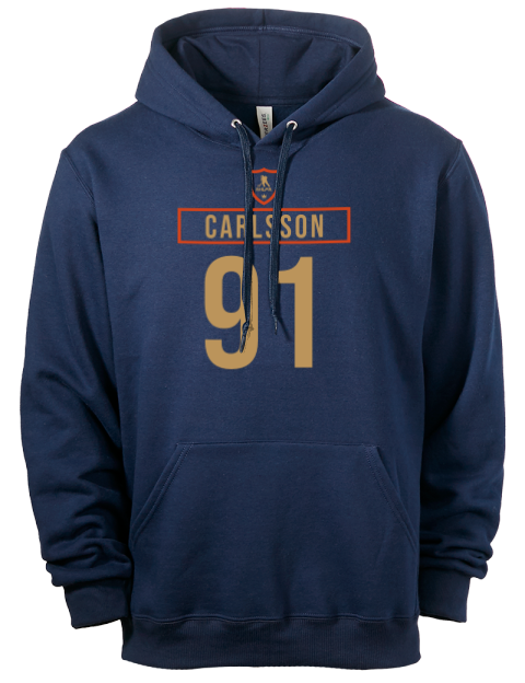 Away Jersey Leo Carlsson Eco Premium Unisex Hooded Sweatshirt | Swagsta
