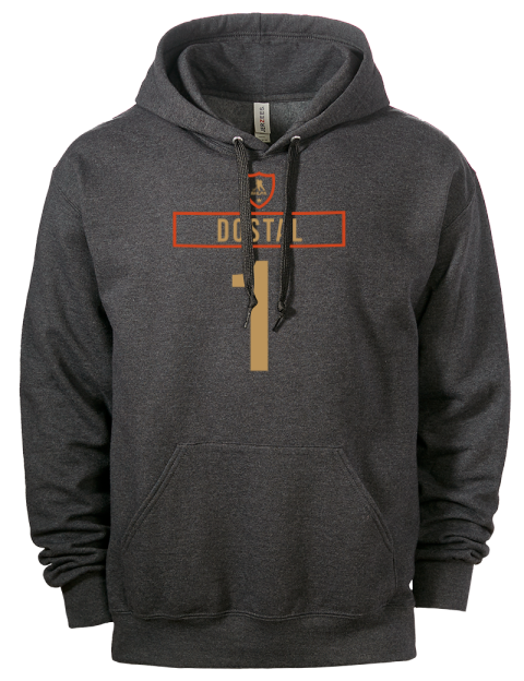 Away Jersey Lukas Dostal Eco Premium Unisex Hooded Sweatshirt | Swagsta