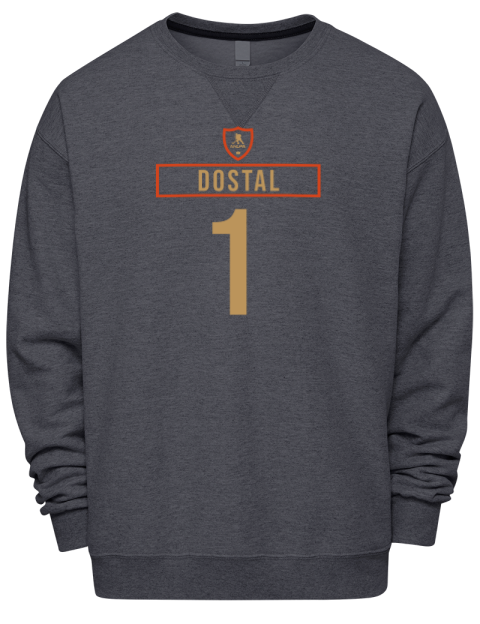 Away Jersey Lukas Dostal Premium Unisex Crewneck Sweatshirt | Swagsta