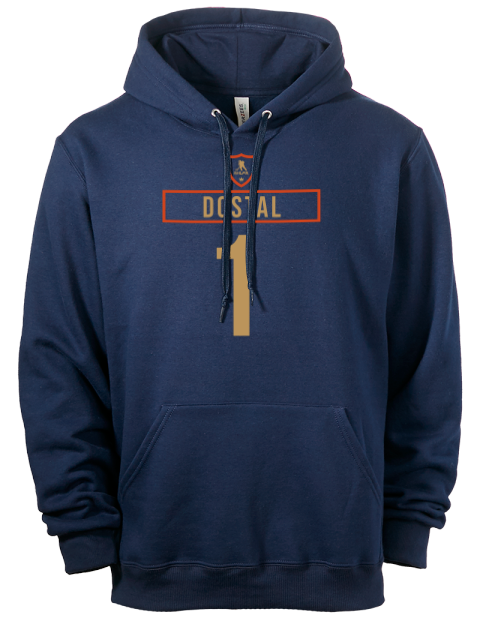 Away Jersey Lukas Dostal Eco Premium Unisex Hooded Sweatshirt | Swagsta