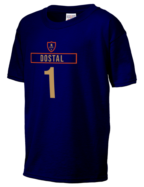 Away Jersey Lukas Dostal Youth T-Shirt | Swagsta