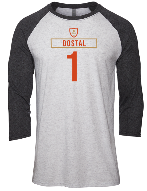 Home Jersey Lukas Dostal Unisex Premium Three-Quarter Raglan T-Shirt | Swagsta