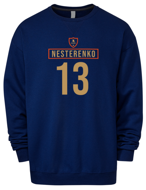 Away Jersey Nikita Nesterenko Premium Unisex Crewneck Sweatshirt | Swagsta