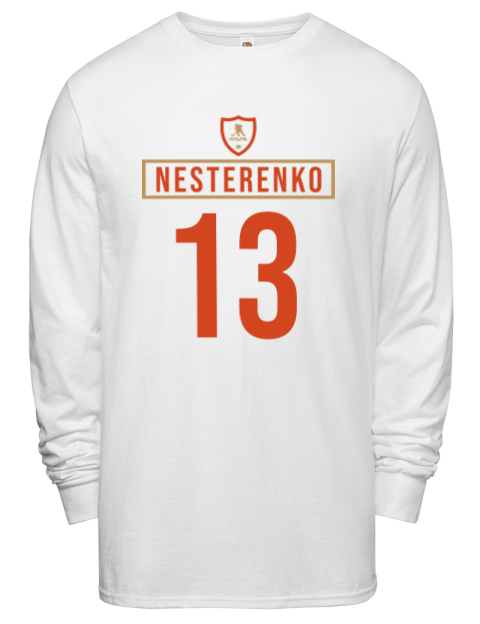 Home Jersey Nikita Nesterenko Men's Long-Sleeve T-Shirt | Swagsta
