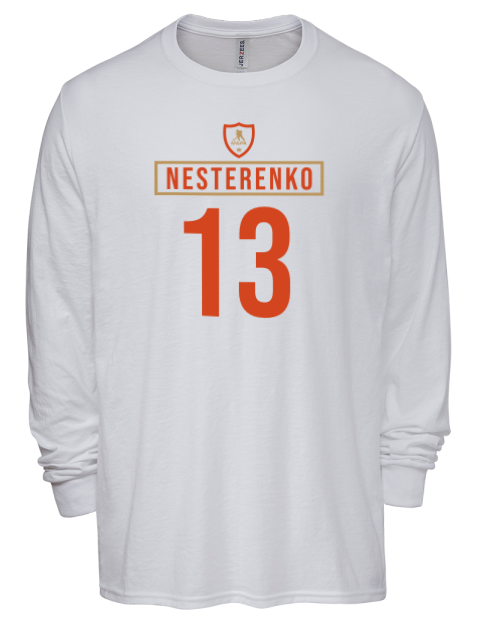 Home Jersey Nikita Nesterenko Men's Premium Blend Long Sleeve-T-Shirt | Swagsta