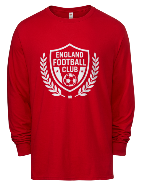 England Football Club Soccer Men's Long-Sleeve T-Shirt | Swagsta