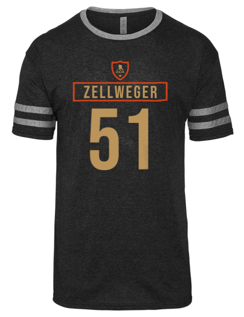 Away Jersey Olen Zellweger Men's Tri-Blend T-Shirt | Swagsta