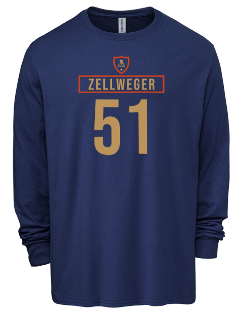 Away Jersey Olen Zellweger Men's Premium Blend Long Sleeve-T-Shirt | Swagsta