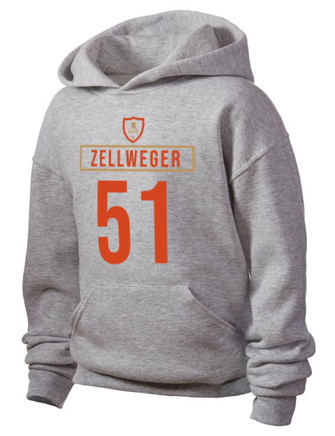 Home Jersey Olen Zellweger Youth Hooded Sweatshirt | Swagsta
