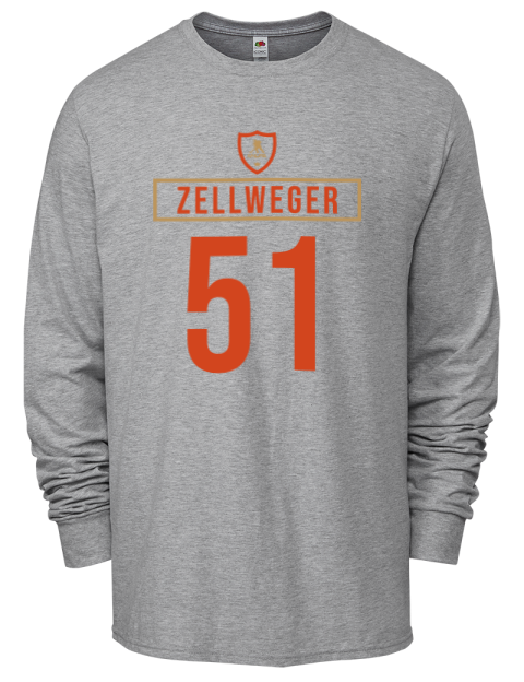 Home Jersey Olen Zellweger Men's Long-Sleeve T-Shirt | Swagsta