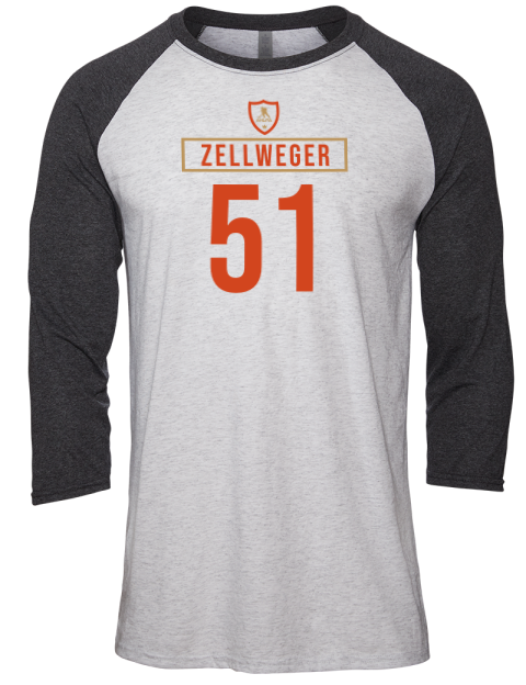 Home Jersey Olen Zellweger Unisex Premium Three-Quarter Raglan T-Shirt | Swagsta