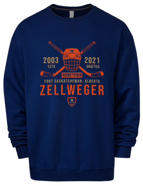 Heritage Olen Zellweger Premium Unisex Crewneck Sweatshirt | Swagsta