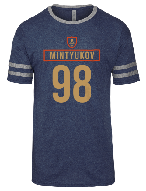 Away Jersey Pavel Mintyukov Men's Tri-Blend T-Shirt | Swagsta