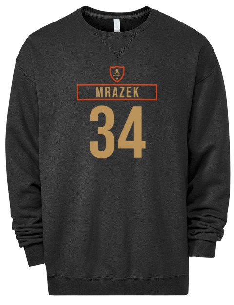 Away Jersey Petr Mrazek Premium Unisex Crewneck Sweatshirt | Swagsta