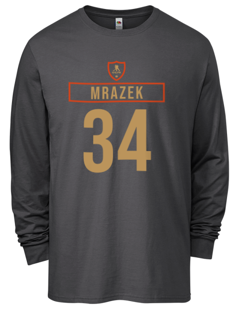 Away Jersey Petr Mrazek Men's Long-Sleeve T-Shirt | Swagsta